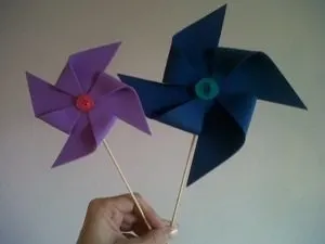 How to make a pinwheel from foam