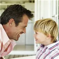 Spend time with your kids: father and child having fun