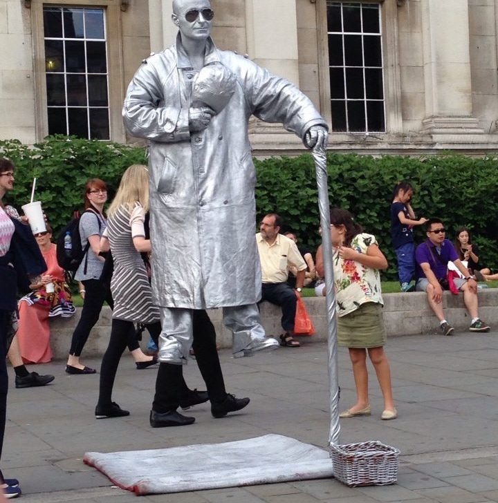 London with kids: Silver Man
