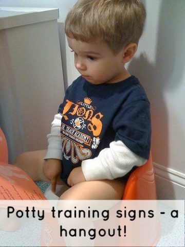 Parenting Snapshots #4: Potty training signs