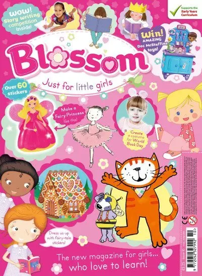 Children are encouraged to create a fairy princess using stickers for World Book Day and learn with a new magazine for girls.