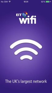 BT Wifi Hotspots App: Logo