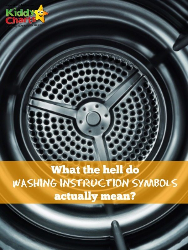 What do washing instruction symbols actually mean - we let you know - now, so nothing gets dyed pink