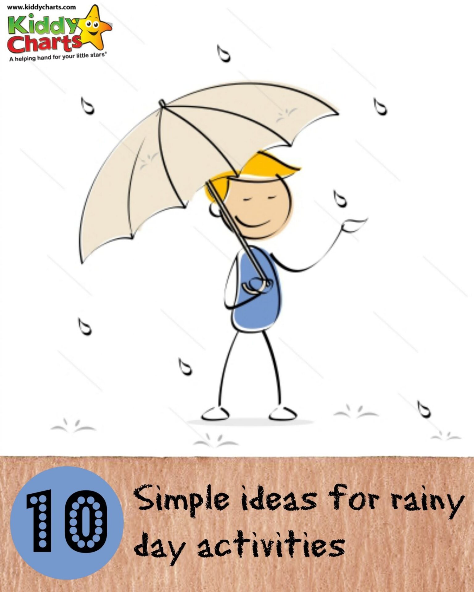 Sometimes we find it hard to come up with Rainy Day activities: here are some simple ideas to get you started, and some sites for inspiration. So GO!