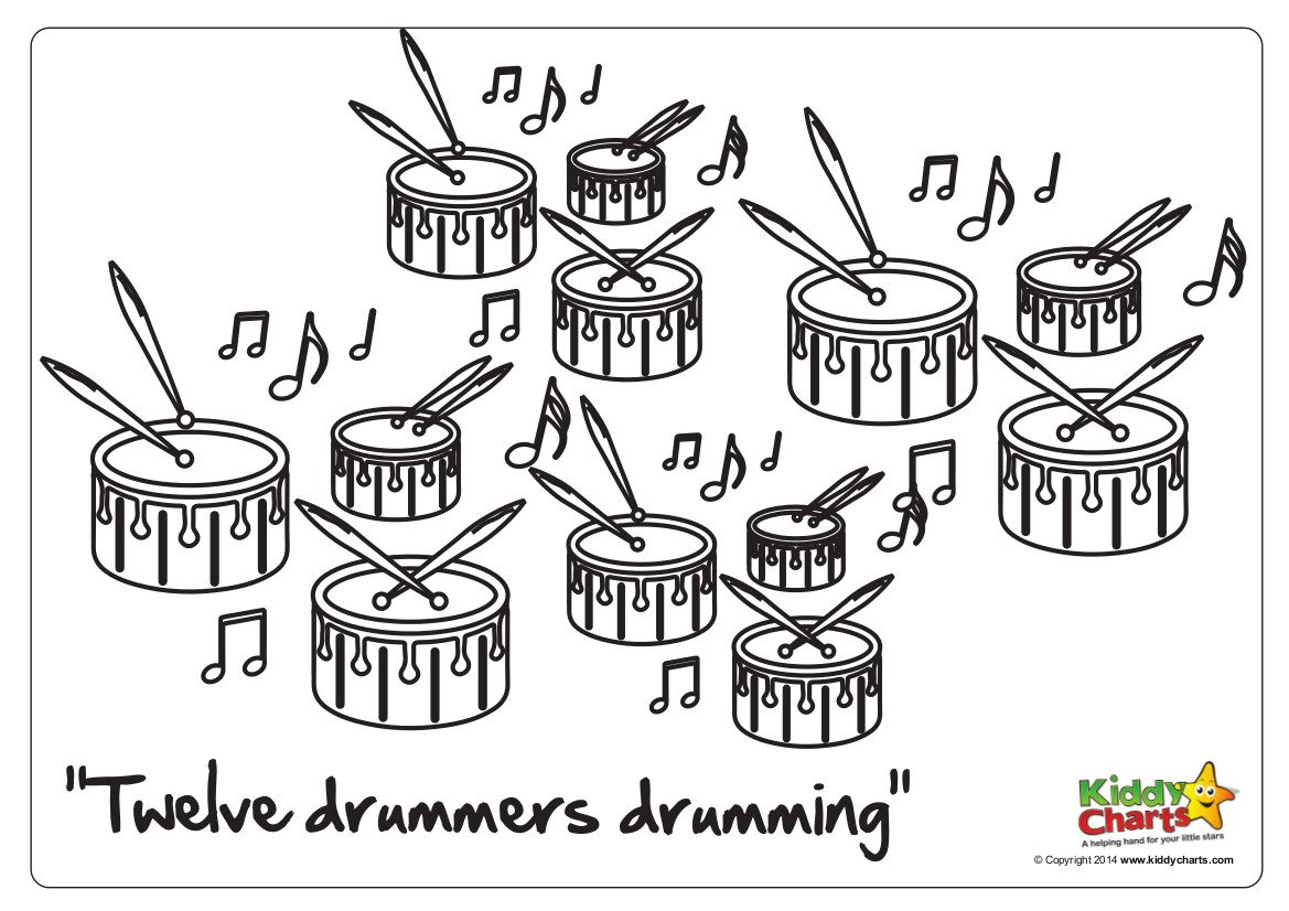 12 drummers drumming