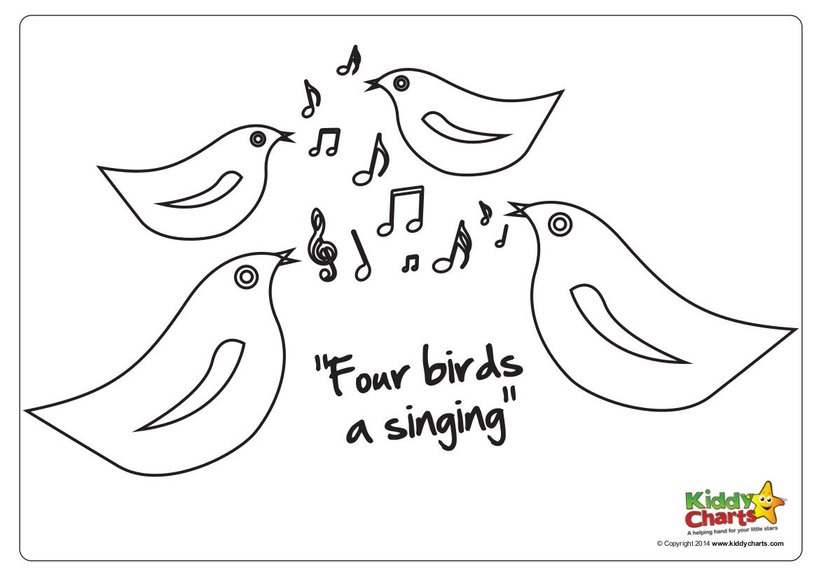 four calling birds