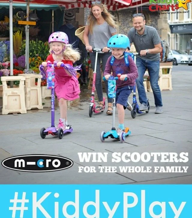 Win scooters for the whole family AND give 50p per entry to The Kids Company as well! Closes 28th January,, and all u need to do is share your kids play photos to enter :-D