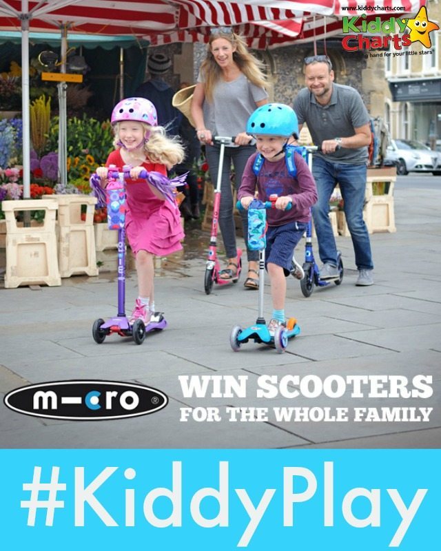 Win scooters for the whole family AND give 50p per entry to The Kids Company as well! Closes 28th January,, and all u need to do is share your kids play photos to enter :-D