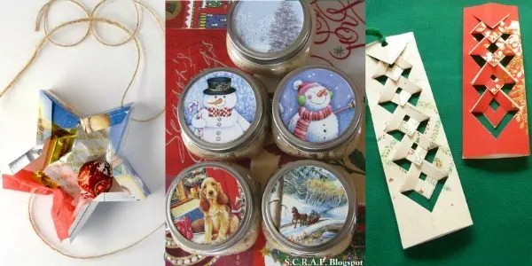Crafty ideas for recycling Christmas Cards