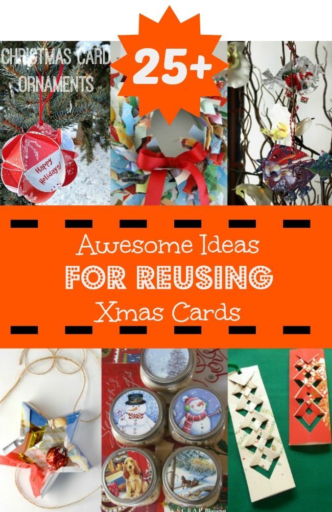 What are you doing with your Christmas Cards this year? We have some great ideas for recyling them and beyond!