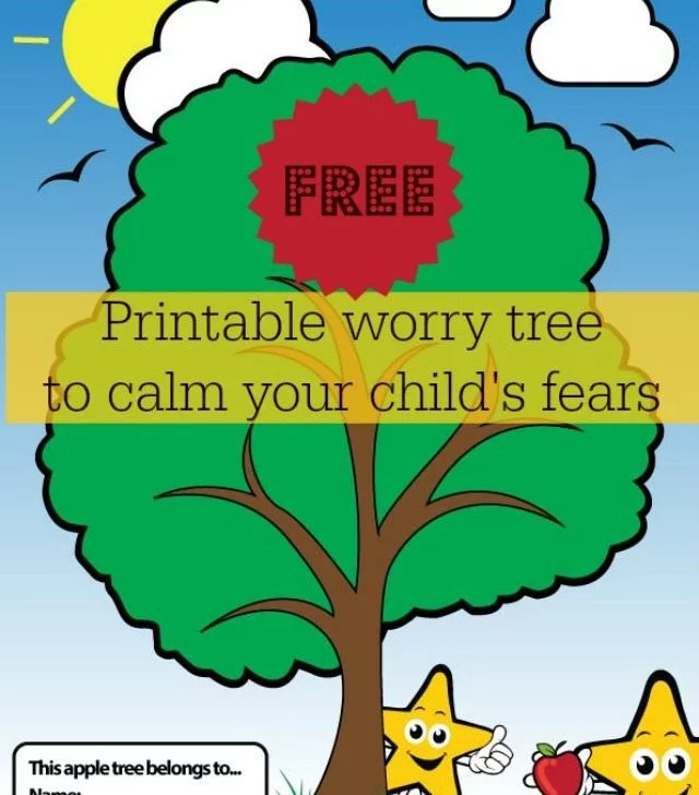 Coping with anxiety is tough for kids - they sometimes needs a little bit of help, and our free printable worry tree could be the perfect solution. Its a great resource, and easy to use. Just write your worry on an apple, and print our our tree so you can banish the worry forever...or at least get your kids to ease it little.