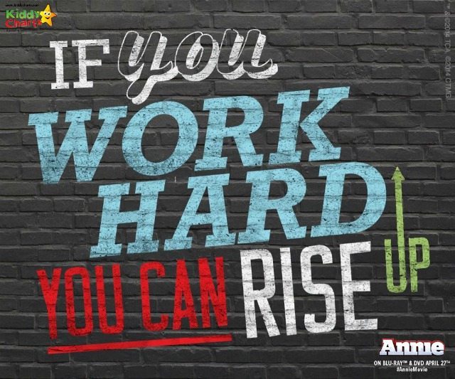 If you work hard at it, you can rise up - keep on keeping on!