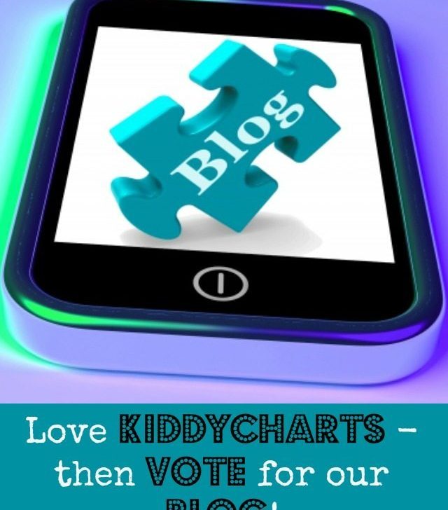 I don't do coy very well, so PLEASE vote for KiddyCharts in the Brilliance in Blogging awards if you like us. Perhaps in social media or even video. We have a lot more to give and your votes will help us get there. Thanks for reading and helping. Closes 12th April - so hurry!