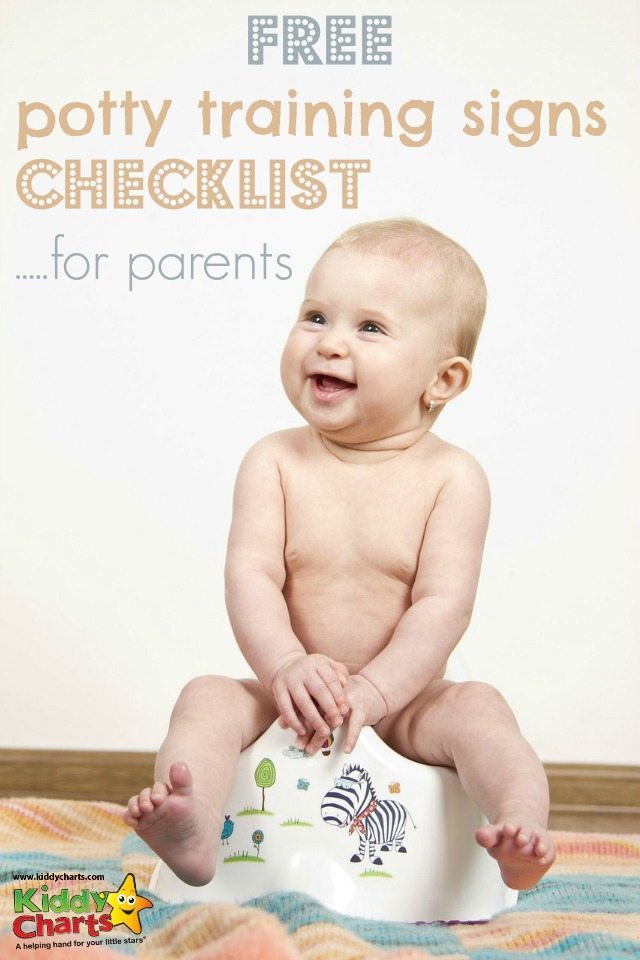 Is your little one ready for potty training? What are the potty training signs? We give you a little checklist to help them, and you, on your way!