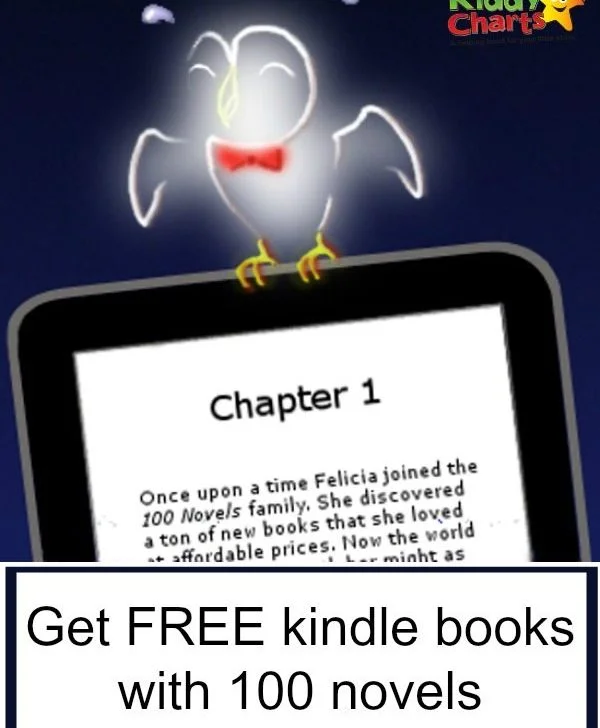 In this image, Felicia is joining a family of 100 Novels and discovering new books at affordable prices, with the option to get free Kindle books.