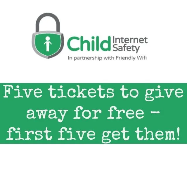 We have five free tikets to give away to the Child Internet Safety Summit - first five to follow these details get them!