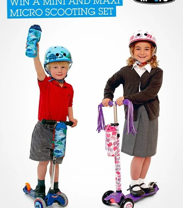 Win your chance to get a Maxi and Mini Microscooter in our summer countdown. Closes 6th August.