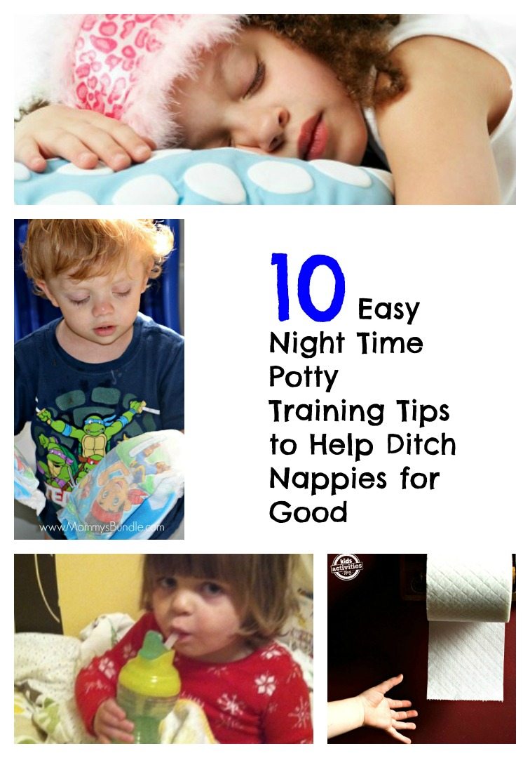 If you’re searching for night time potty training tips look no further! Here are 10 of the most useful suggestions from real parents to help you get rid of nappies forever.