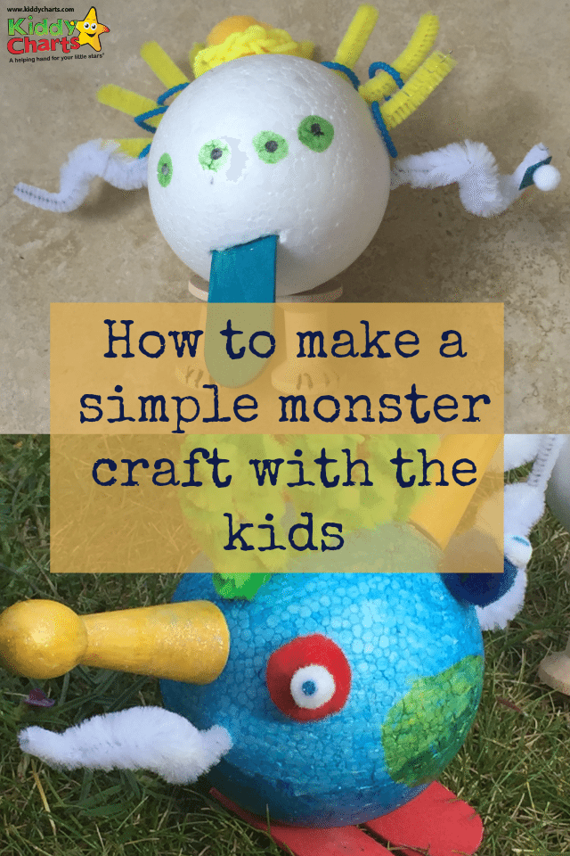 We have made a simple monster craft with the kids - have a monsters ball...or at least make a monster with one!