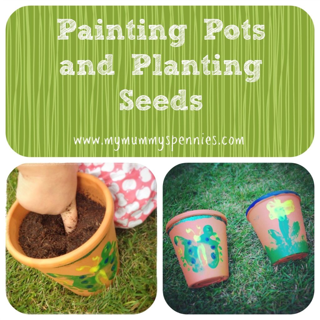 painting pots and planting