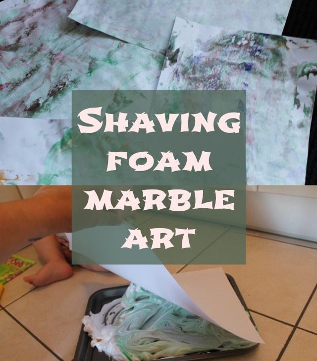 A great activity for preschoolers, play with shaving foam is great for sensroty exploration,; they just LOVE the foam!