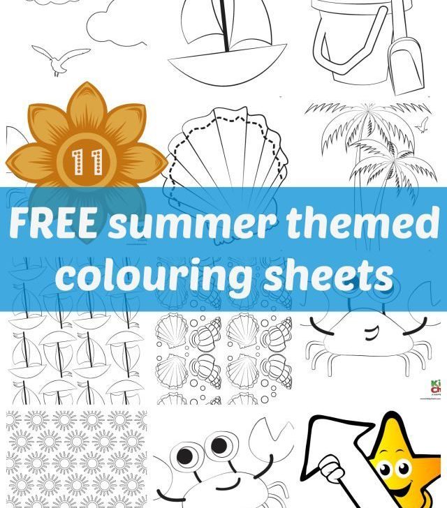 Are you looking for something to entertain the kids over the summer - or just to make you think of more sunnier times? Check out these 11 free summer themed colouring sheets. They should do just that.