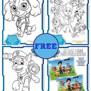 Free paw coloring page ideas: Inspired by Paw Patrol