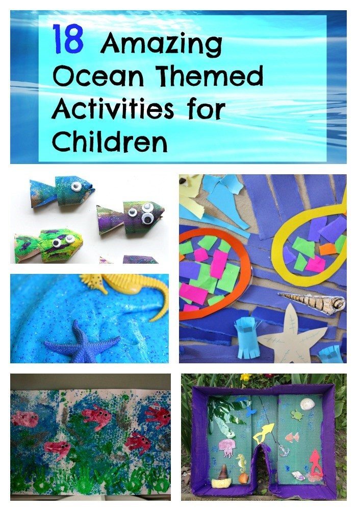 Take a look at our 18 Ocean themed activities for children
