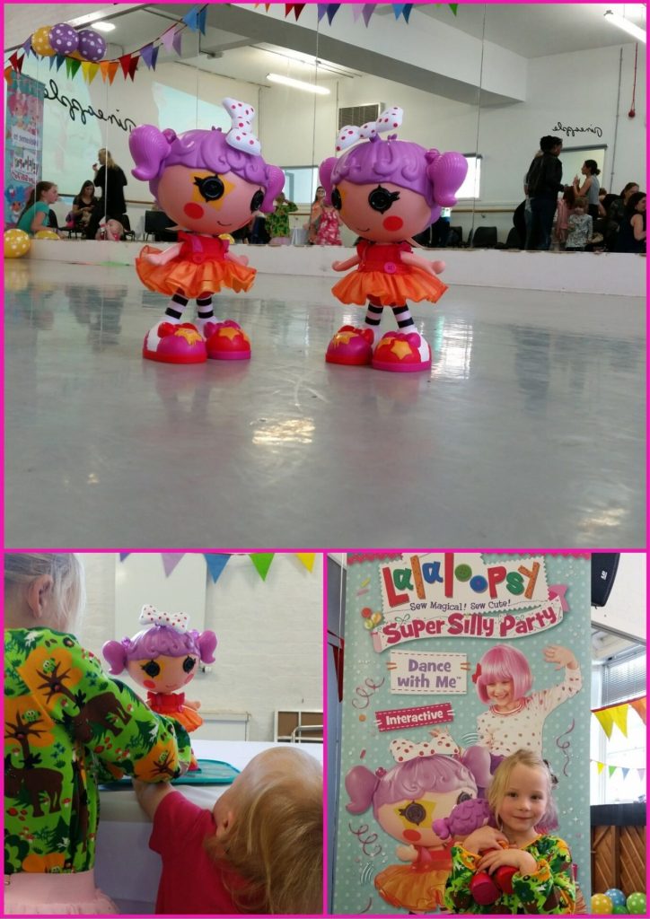 Partying with Lalaloopsy at the Pineapple dance studios in Covent Garden