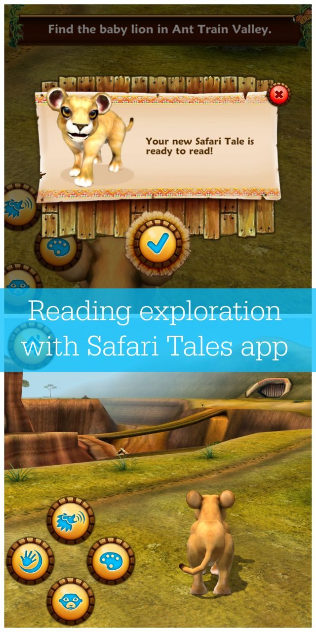 Are you looking to encourage a younger child to read? Then check out the Safari Tales app; a new app that builds a book from your child's gameplay.