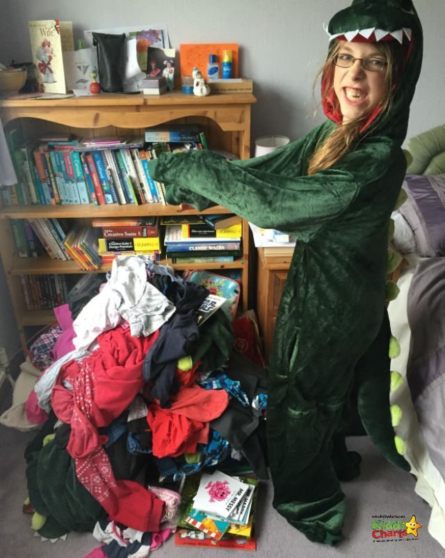 We gave away FOUR dino onesies in our clothes haul for the giving up clothes for good TK Maxx charity campaign for Cancer Research UK Kids and Teens.