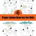 How to make paper aeroplanes with the kids. Four designs to choose from; the raptor, the deifer, the manta ray and the dart. A paper aroeplace for everyone. Why not down the how tos and make one now?