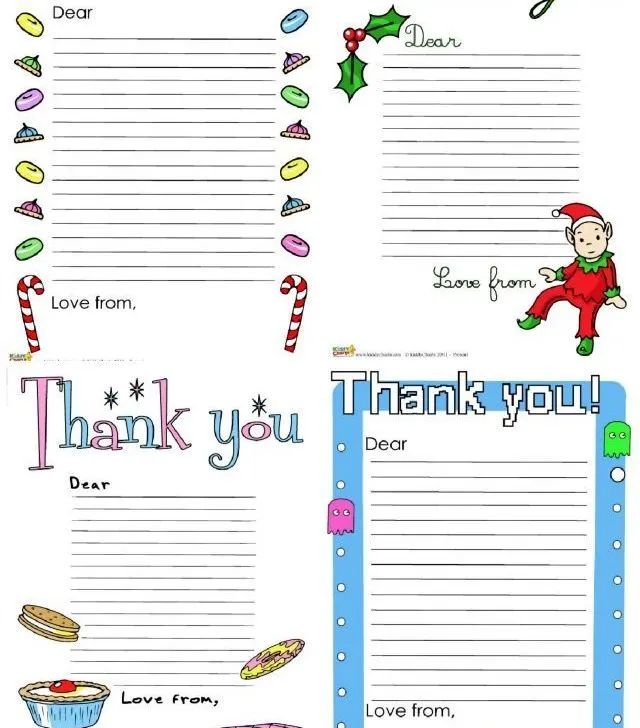 Writing thank you letters are somewhat of a Christmas Tradition in our house. After the festivities, there is nothing quite like sitting down to write those thank you letters at the table with the kids. It is really important to teach our children, after receiving any gifts, that say thank you is still really really important. These thank you letter templates are great for Christmas and birthdays too.