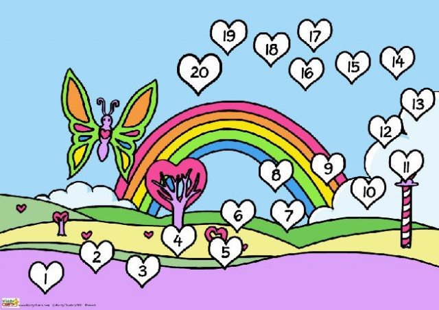 Butterfly Valentines reward chart for the kids - this one is full colour, so you can get help with those little challenges. Free to download, so why not do it now?