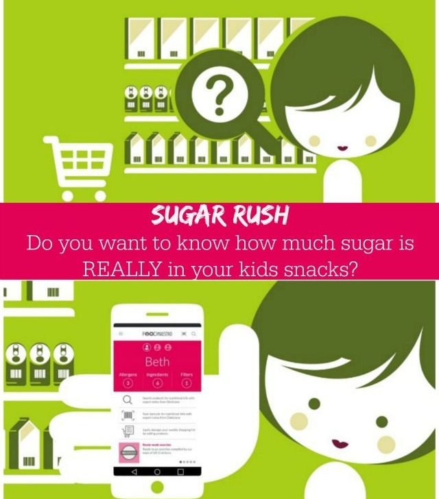 Do you know how much sugar is in your kids snacks? Are you picking the right kids snack in the supermarket isle? Use Food Maestro to find out!