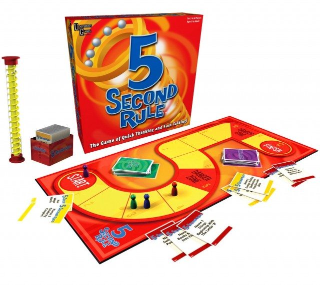 Win the Five Second Rule game from University Games; a fast, fun game for all the family. Closes 14th April.