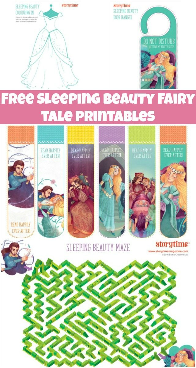 Free Sleeping Beauty Fairy Tale Printables For Kids