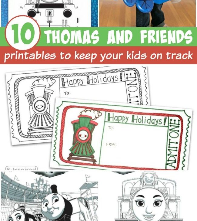 Thomas and Friends printables to keep your kids on track