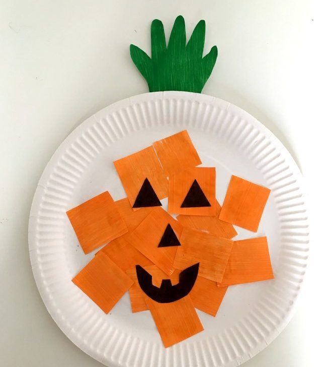 Adorable Halloween Paper Plate Craft for Kids