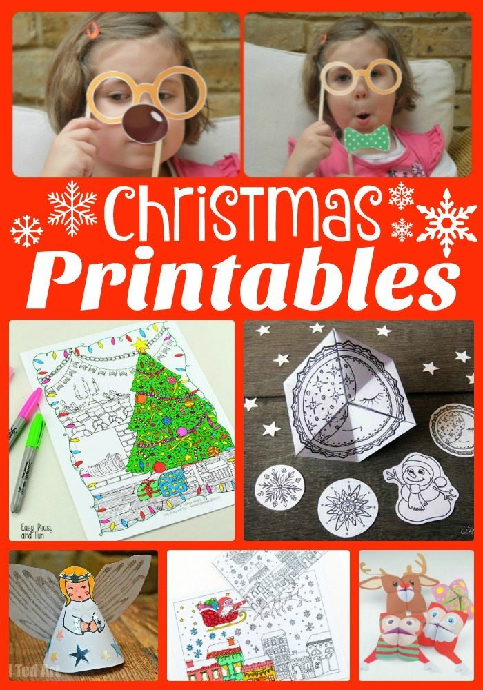 Fun Christmas Printables by Red Ted Art