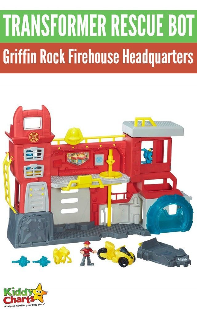 Transformer Rescue Bot Griffin Rock Firehouse Headquarters playset