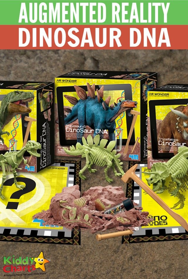 Augmented Reality Dinosaur DNA set for kids