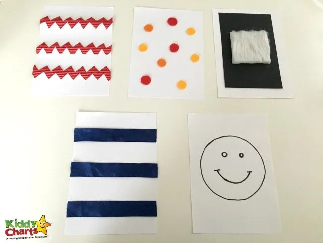 Baby sensory cards activity for kids