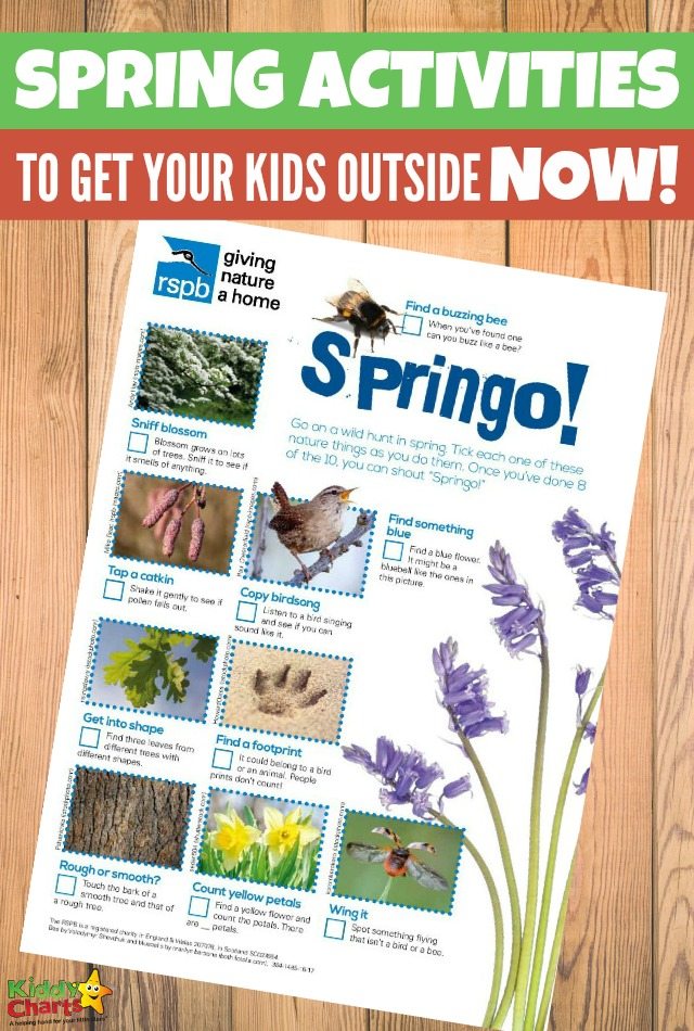 Spring activities to get your kids outside