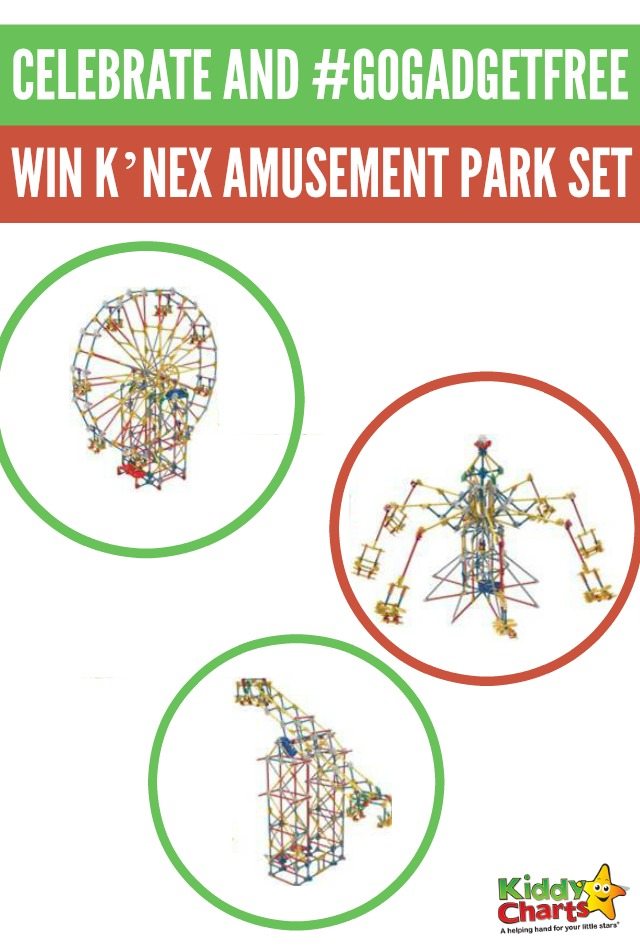 Celebrate and #GoGadgetFree with Kiddiewinkles and Win K’NEX Classic Amusement Park Building Set