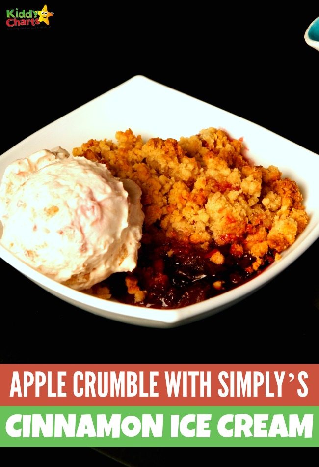 Apple Crumble With Simply’s Award-Winning Cinnamon Ice Cream