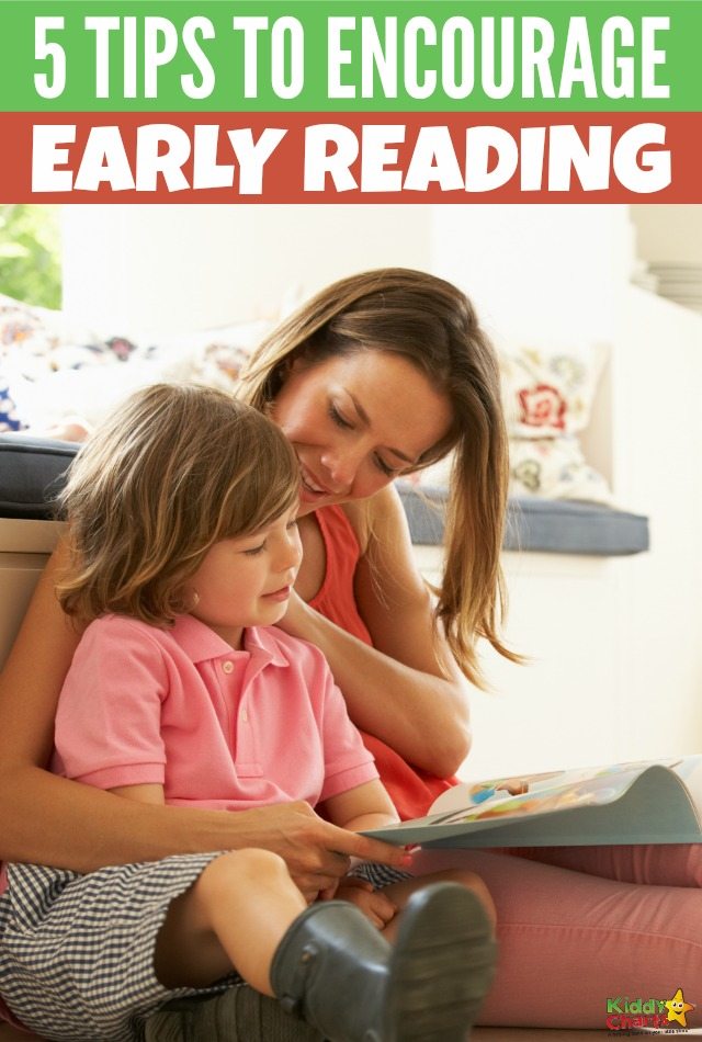 5 tips to encourage early reading. #encouragereading #kidsreading #booksforkids
