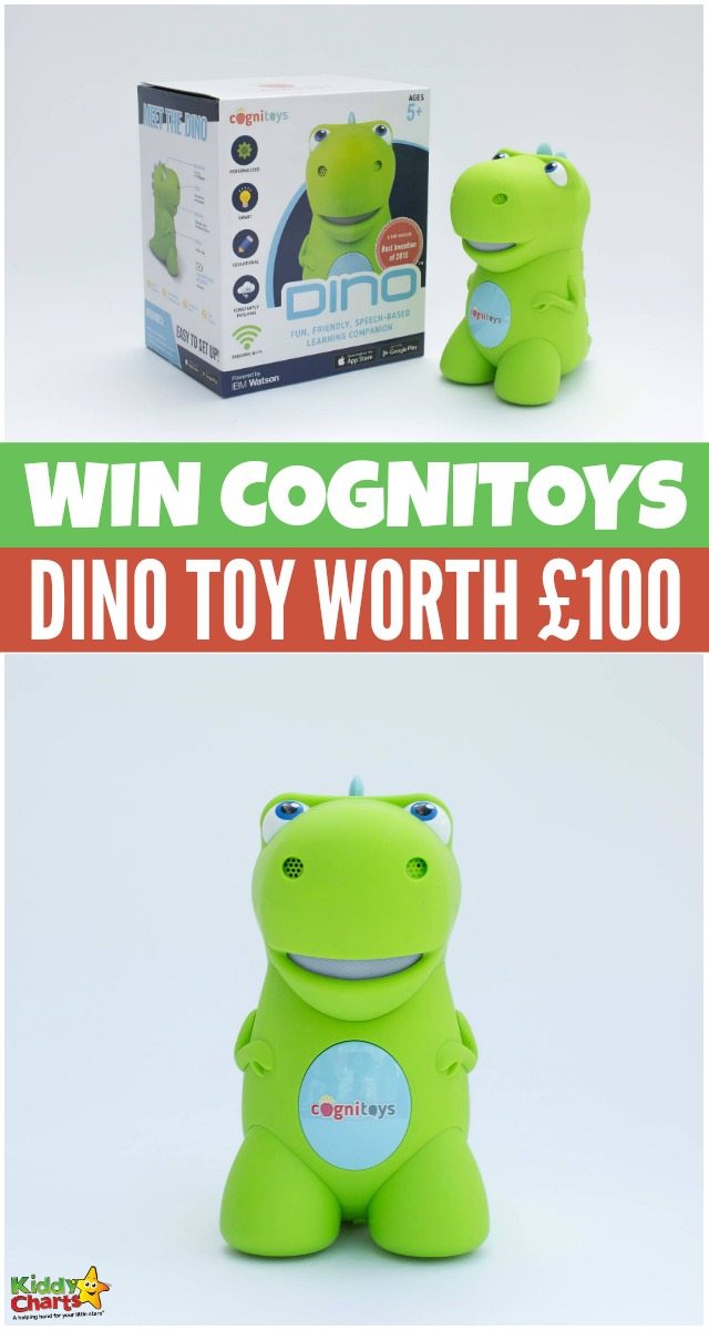 Win Cognitoys Dino Toy worth £100 #KiddyChartsAdvent