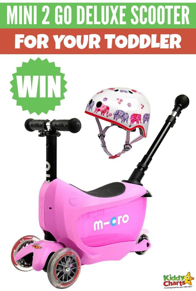 Win a Mini 2 Go Deluxe scooter for your toddler #KiddyChartsAdvent