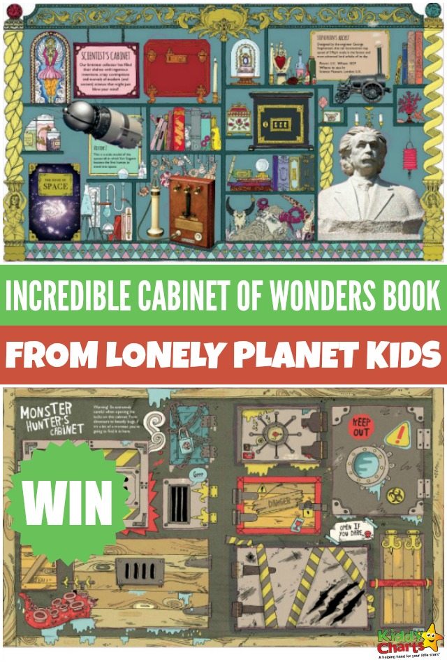 Win gorgeous Incredible Cabinet of Wonders book from Lonely Planet Kids